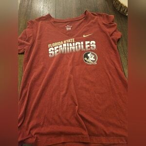 Nike Maroon Dri-FIT Tee